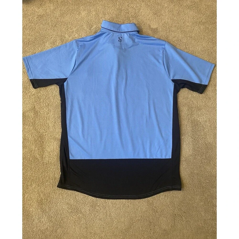 Smitty Body Flex Major League Style Umpire Shirt in Sky/Powder Blue Men’s XL